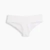 Softest Organic Stretch Cotton Lace-Trim Cheeky Hipster