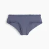 Softest Organic Stretch Cotton Lace-Trim Cheeky Hipster
