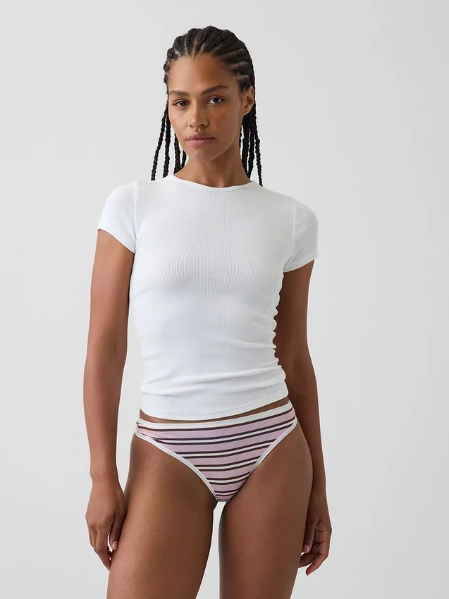 Softest Organic Stretch Cotton Thong