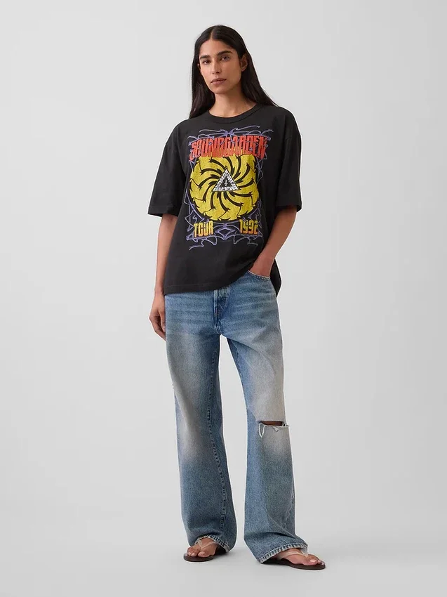 Soundgarden Heavyweight Crop Graphic T-Shirt