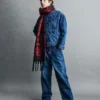 Stranger Things Adult Flannel-Lined Extra Baggy Jeans