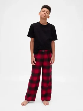 Stranger Things Kids Recycled Flannel Pj Pants