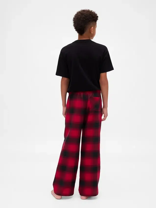 Stranger Things Kids Recycled Flannel Pj Pants