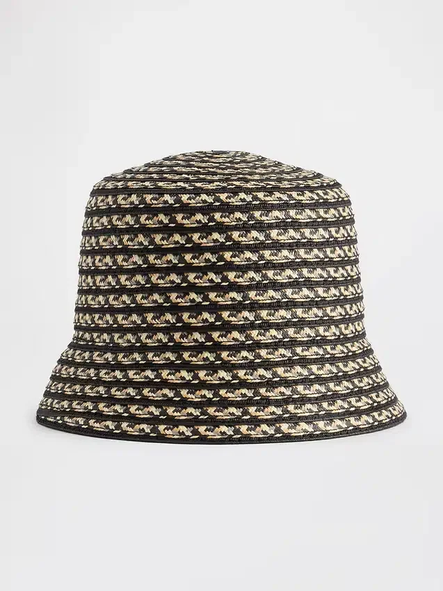 Straw Bucket Hat