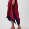 Stripe Handkerchief Midi Dress