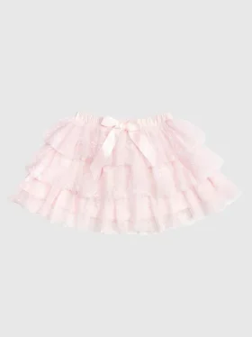 Sweet Wink Bow Lace Tiered Tutu