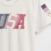 Team Usa Crop T-Shirt