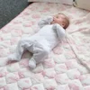 The Gilded Bird Spring Toile Quilted Playmat