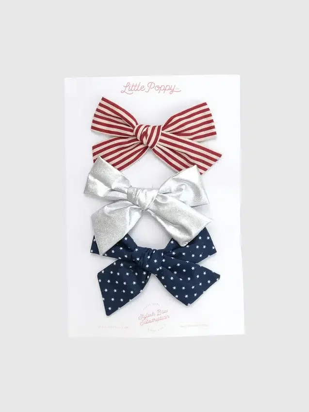 The Lauren Bow Clip Set
