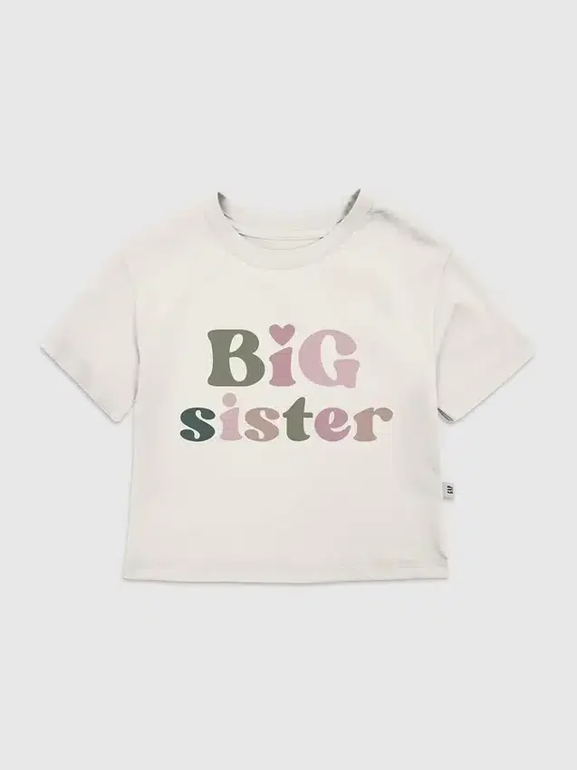 Toddler Big Sister Graphic T-Shirt