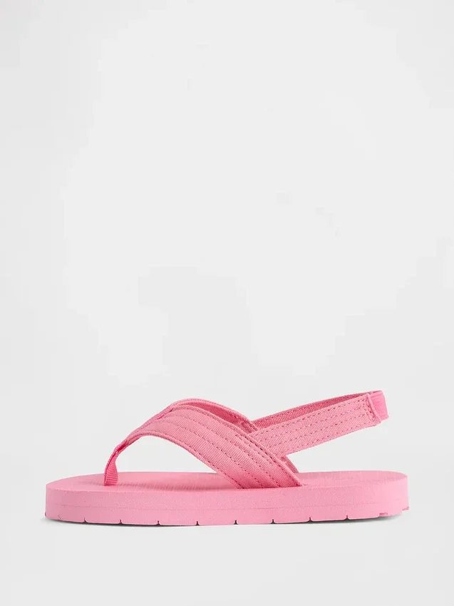 Toddler Canvas Flip Flops
