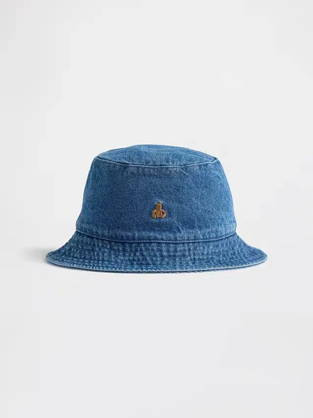 Toddler Denim Brannan Bear Bucket Hat