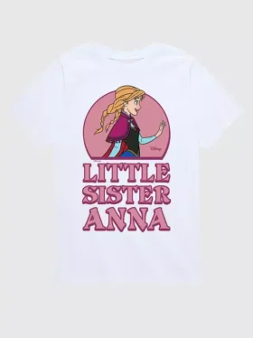 Toddler Frozen Little Sister Anna Short Sleeve Graphic Tee