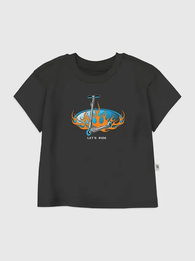 Toddler Lets Ride Graphic T-Shirt