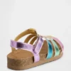 Toddler Metallic Fisherman Sandals