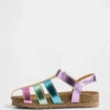 Toddler Metallic Fisherman Sandals
