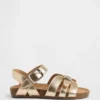 Toddler Metallic Strap Sandals