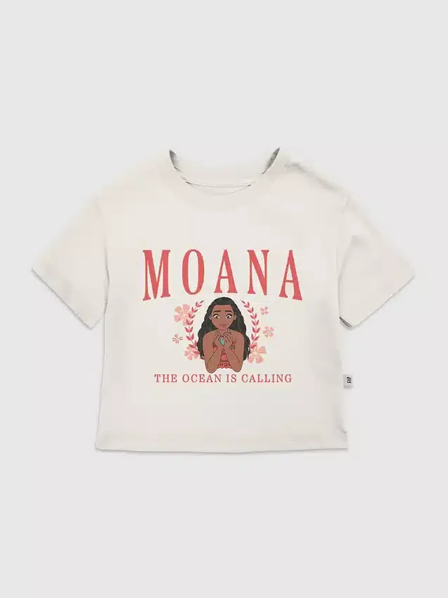 Toddler Moana Collegiate Graphic T-Shirt