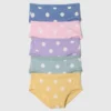 Toddler Organic Stretch Cotton Bikini Briefs (5-Pack)