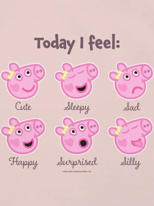 Toddler Peppa Pig Moods Graphic T-Shirt