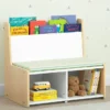 Toddler Reading Nook with Padded Bench