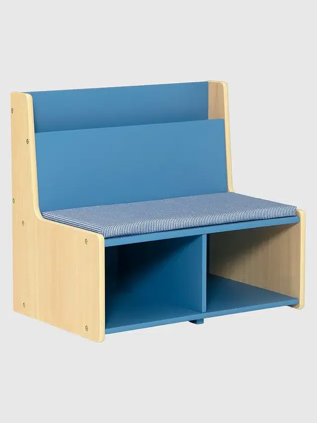 Toddler Reading Nook with Padded Bench