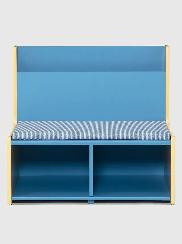 Toddler Reading Nook with Padded Bench