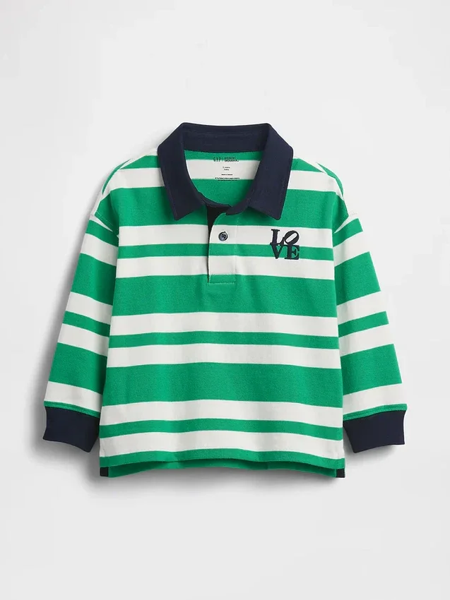 Toddler Robert Indiana Love Rugby Shirt