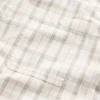 Twill Straight-Hem Shirt