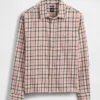 Twill Straight-Hem Shirt