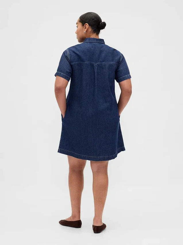 Ultrasoft Denim Mini Dress