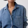 Ultrasoft Denim Oversized Shirt