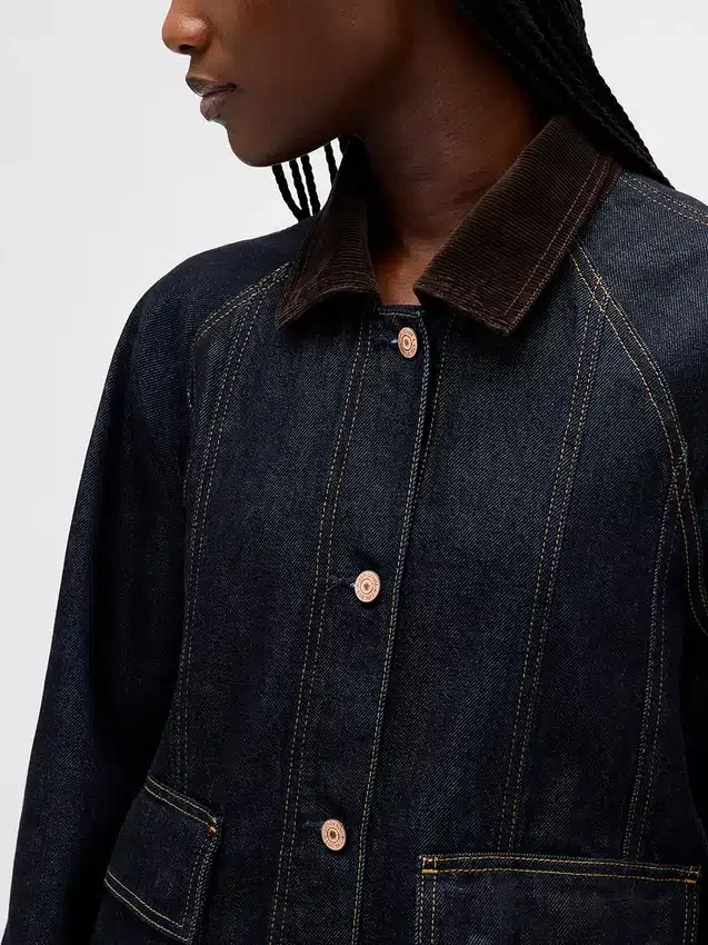 Ultrasoft Denim Swing Chore Jacket