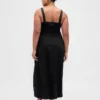 Ultrasoft Denim Zip-Front Maxi Dress
