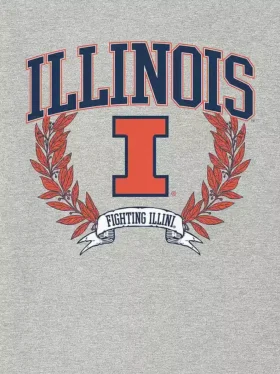 University of Illinois Laurels Dark Graphic T-Shirt