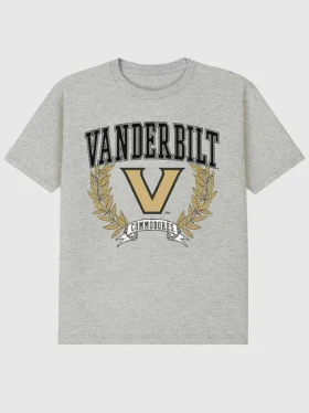 Vanderbilt University Laurels Dark Graphic T-Shirt