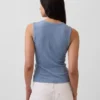 Variegated Rib Tank Top
