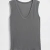 Variegated Rib Tank Top