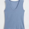 Variegated Rib Tank Top