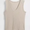 Variegated Rib Tank Top