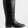 Vegan Leather Riding Boots