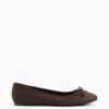 Vegan Suede Ballet Flats