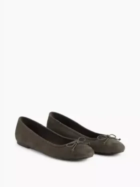 Vegan Suede Ballet Flats