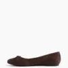 Vegan Suede Ballet Flats