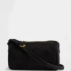 Vegan Suede Barrel Bag