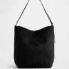 Vegan Suede Bucket Bag