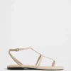 Vegan Suede T-Strap Sandals