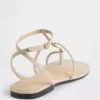 Vegan Suede T-Strap Sandals