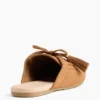 Vegan Suede Tassel Moc Mules