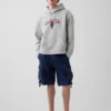 Vintagesoft Oversized Americana Logo Hoodie
